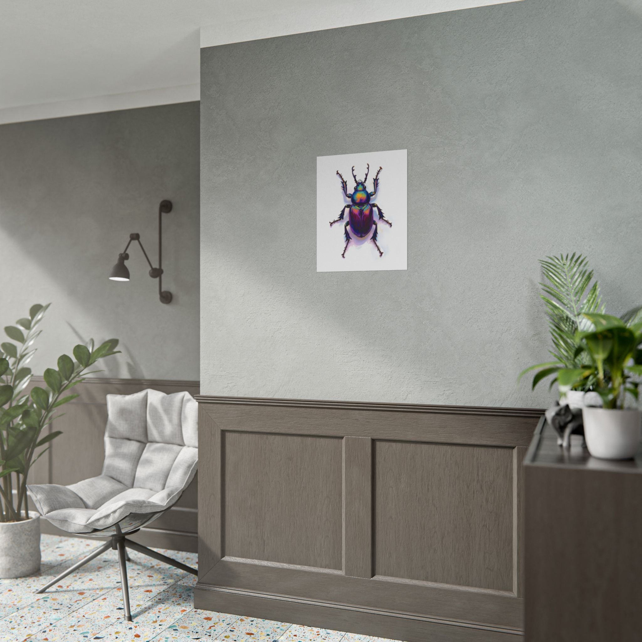 Iridescent Beetle Wall Art – Poster