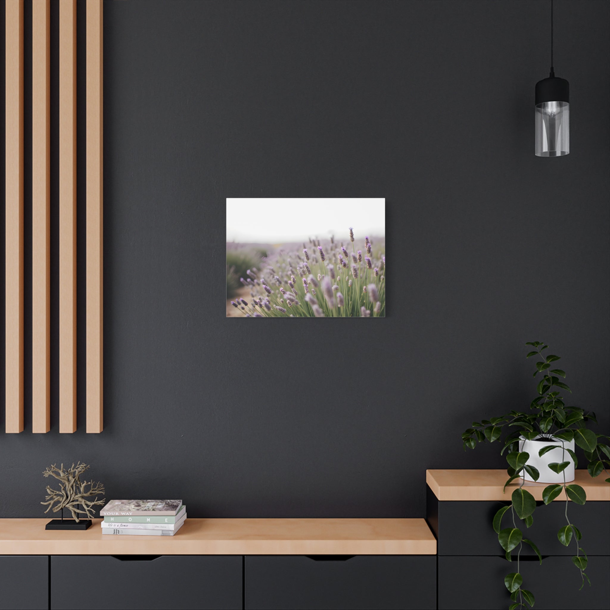 Lavender Field Wall Art – Stretched Canvas