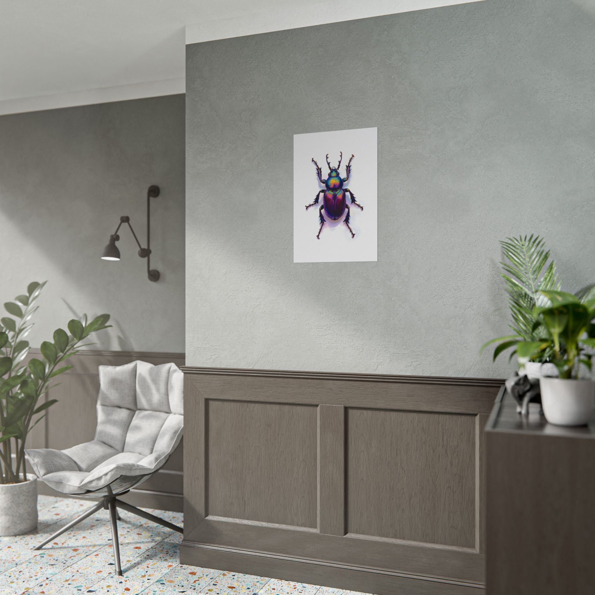 Iridescent Beetle Wall Art – Poster