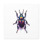Iridescent Beetle Wall Art – Stretched Canvas