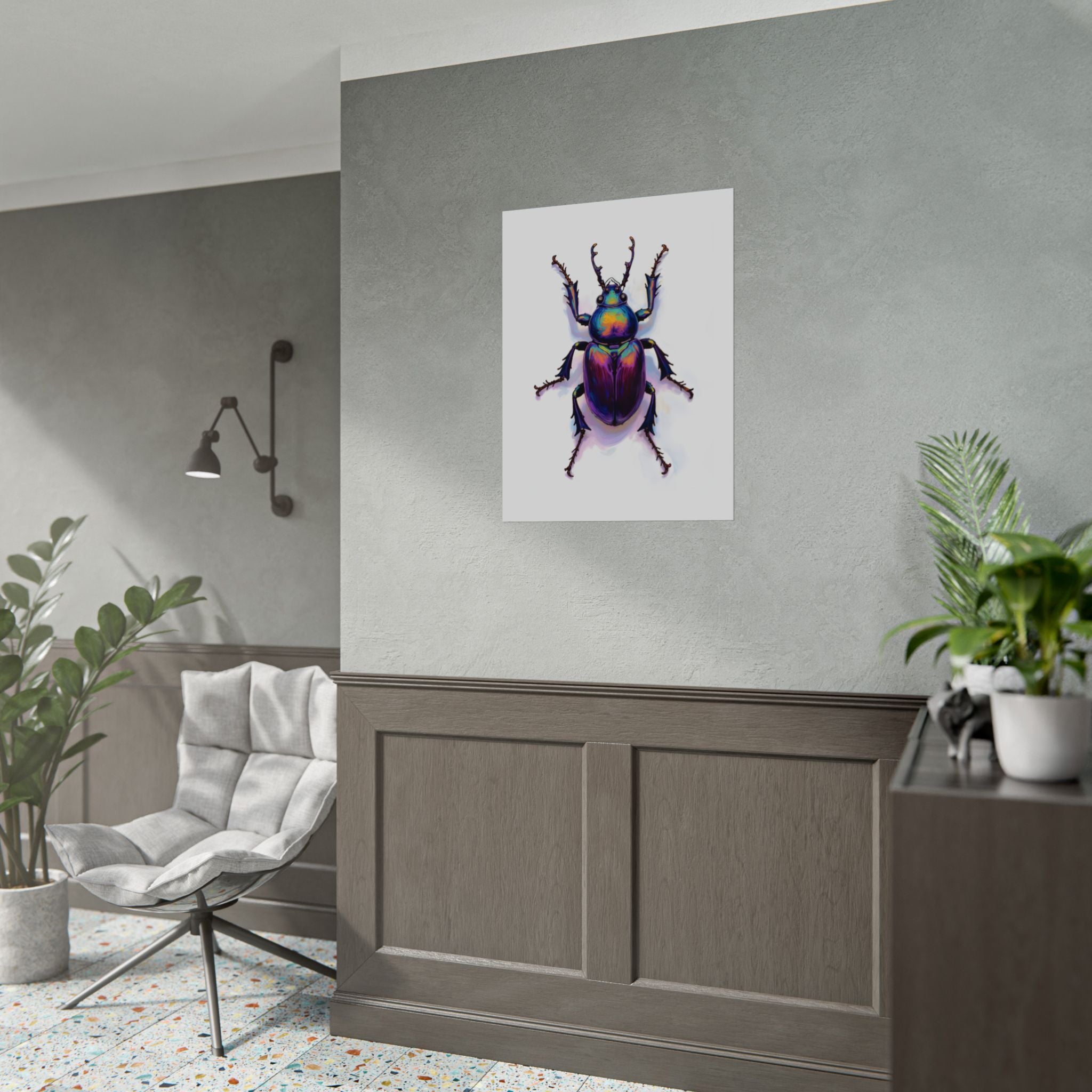 Iridescent Beetle Wall Art – Poster