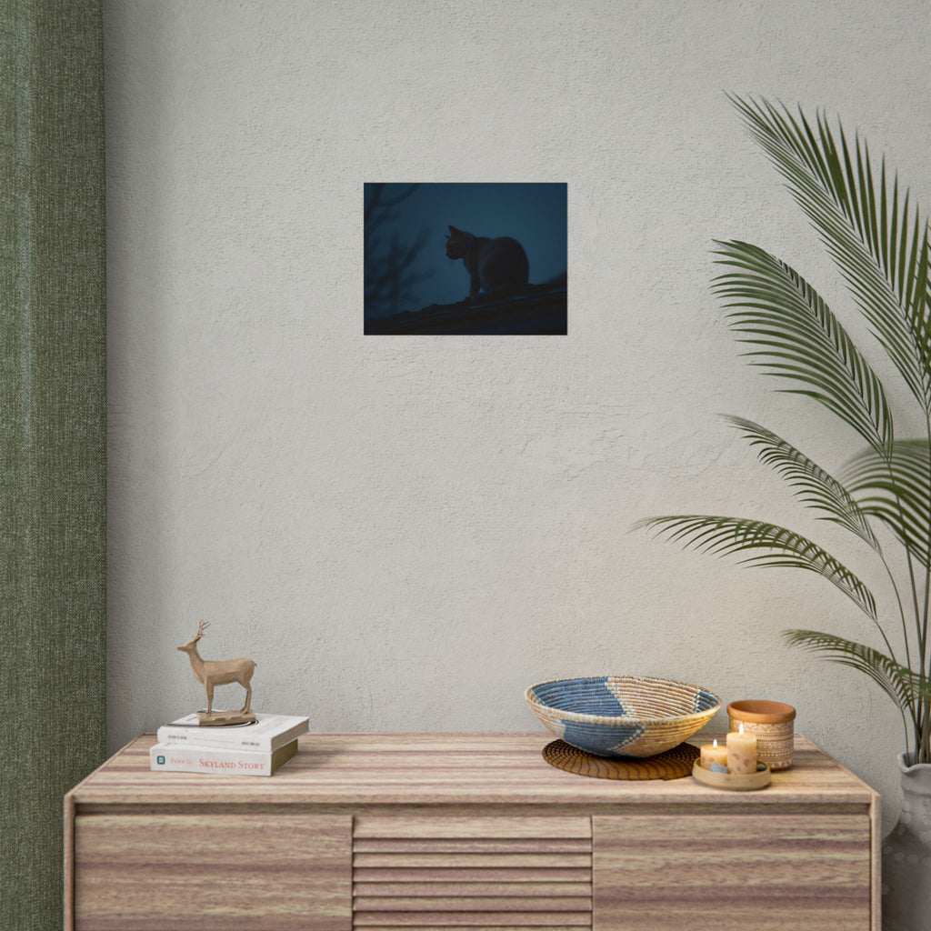 Nightwatch Cat Wall Art - Poster