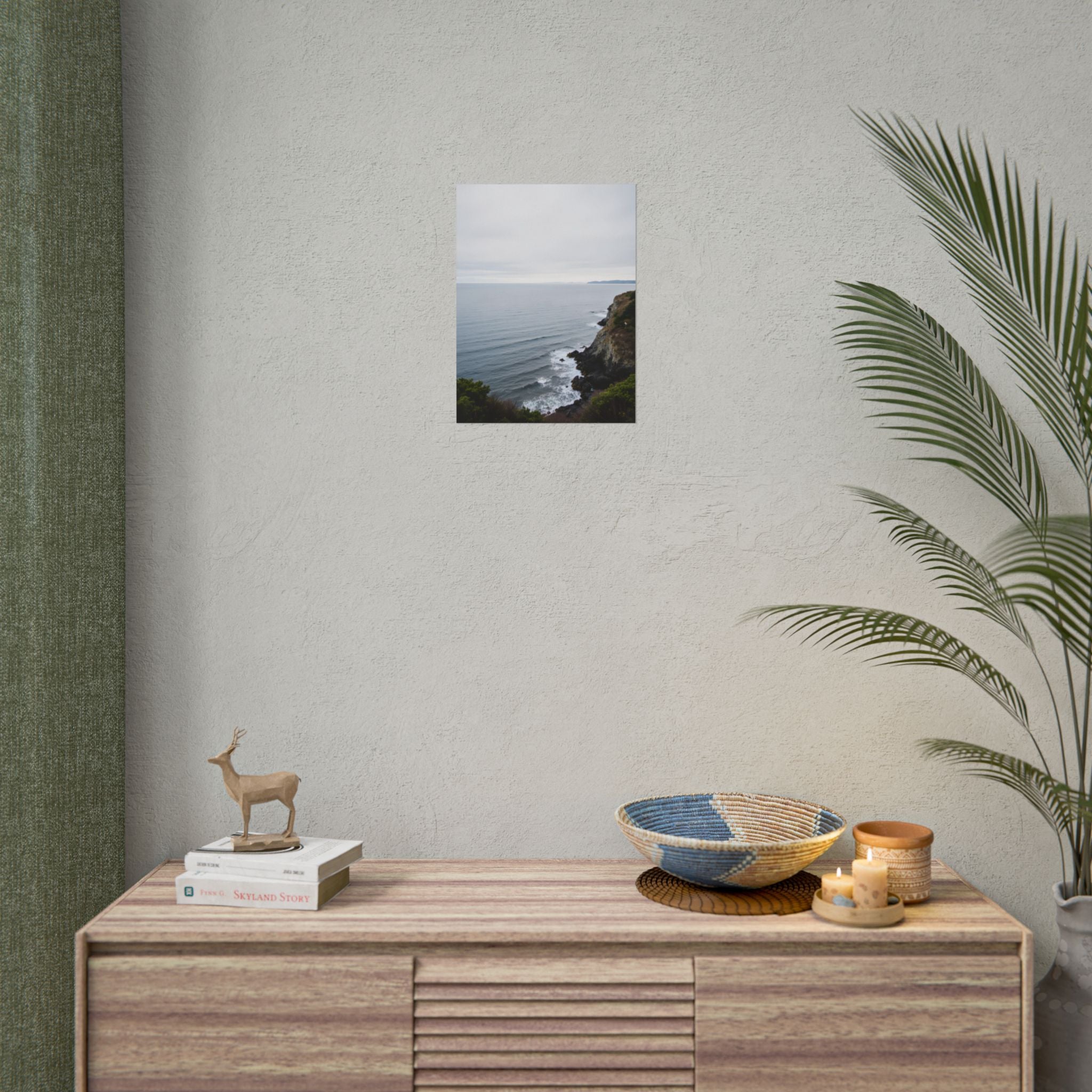 Dawn on the ocean Wall Art Print - Poster