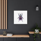 Iridescent Beetle Wall Art – Stretched Canvas