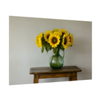 Sunflowers in Green Pitcher Wall Art - Poster