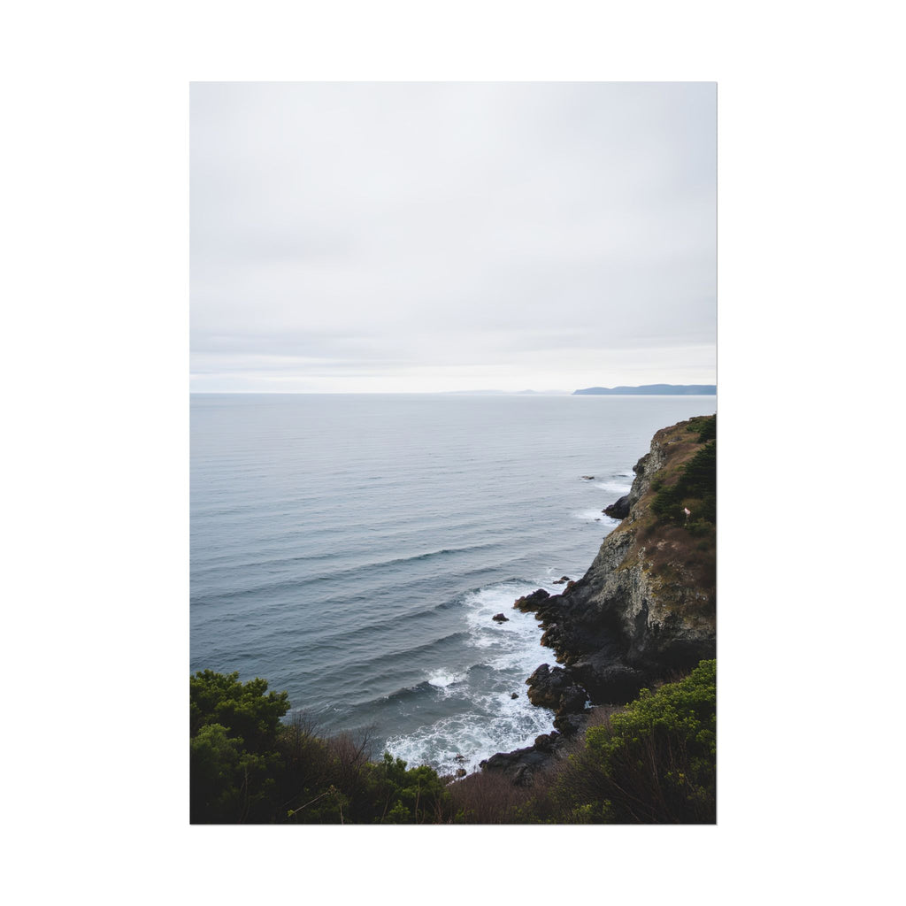 Dawn on the ocean Wall Art Print - Rolled Poster
