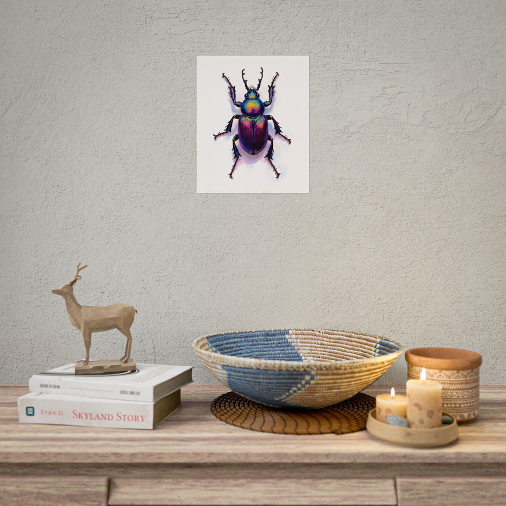 Iridescent Beetle Wall Art – Poster