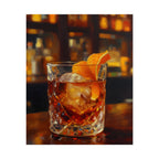 Whisky on Ice Wall Art -  Bar & Home Decor - Poster