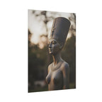 Nefertiti Bronze Statue Wall Art - Egyptian Sculpture Photography - Queen of Egypt - Poster