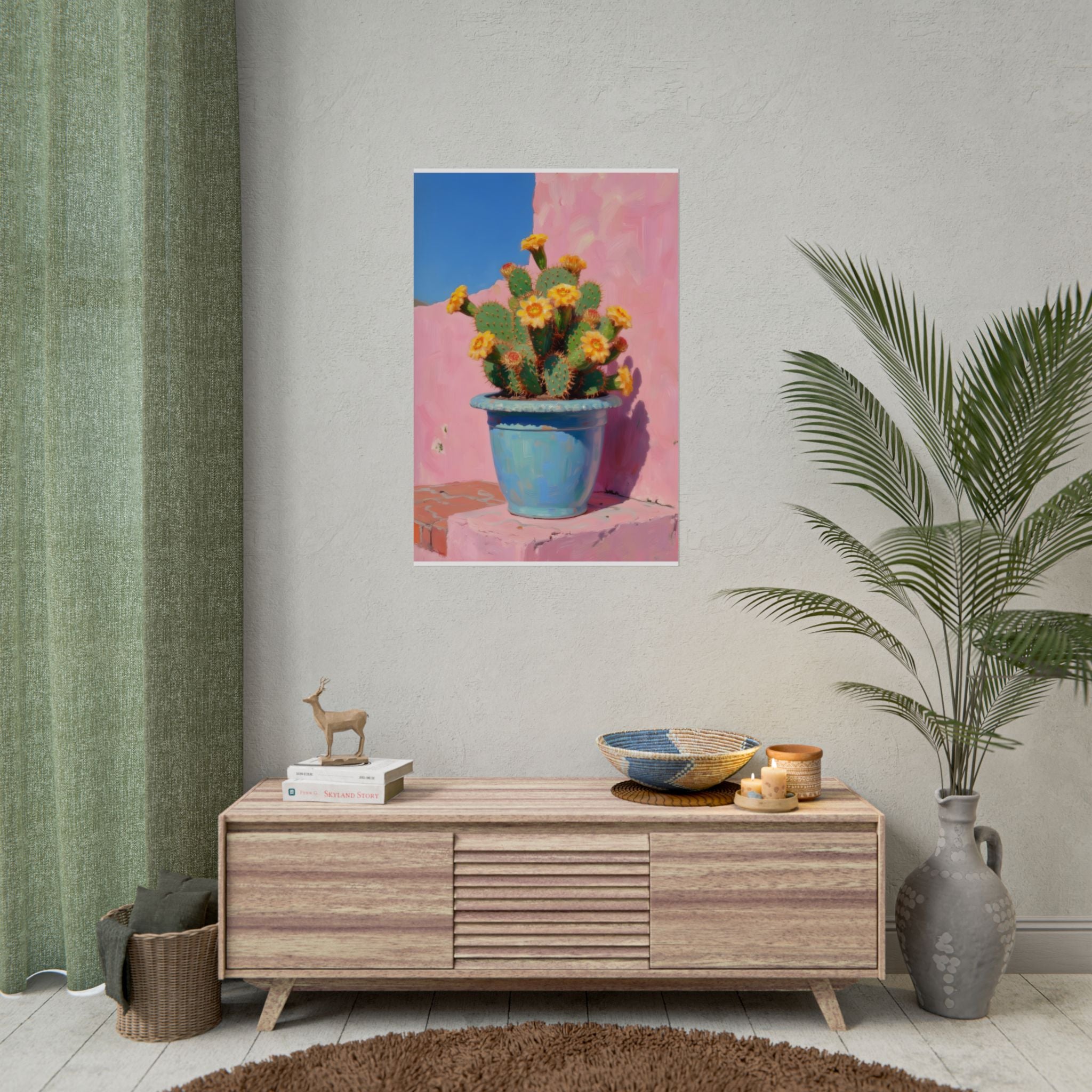 Cactus Pink Wall Art -  Poster