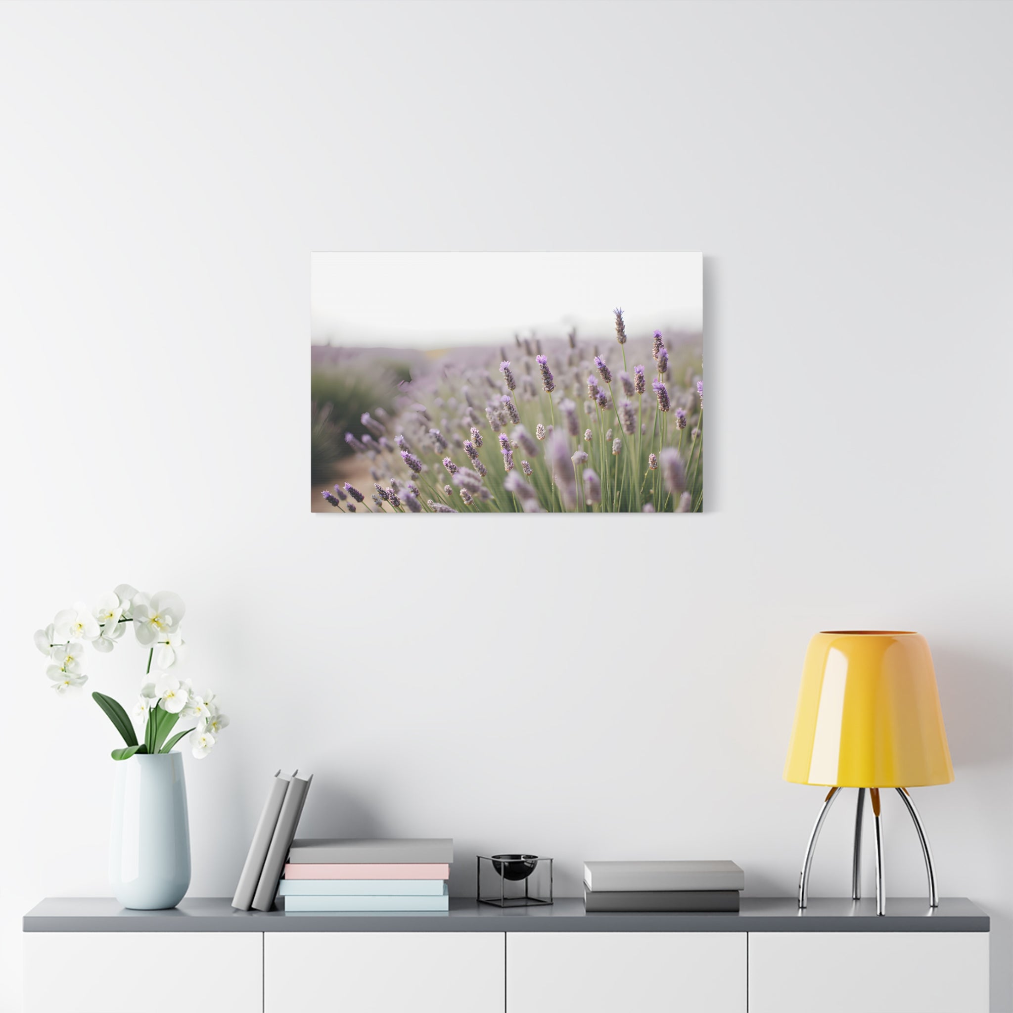 Lavender Field Wall Art – Stretched Canvas