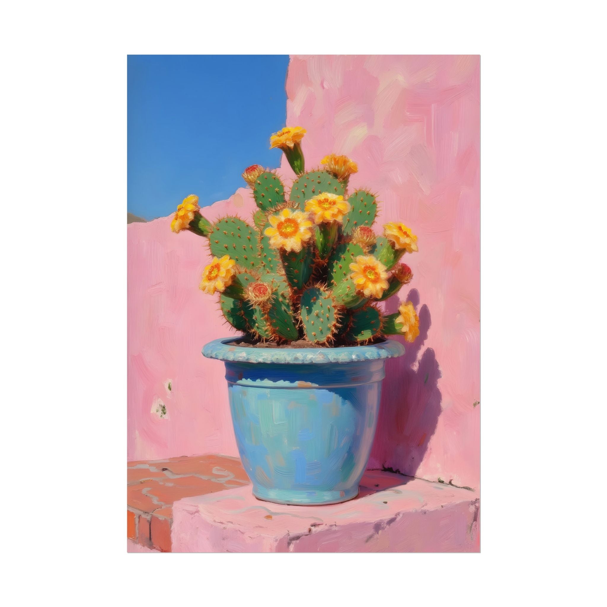 Cactus Pink Wall Art -  Poster