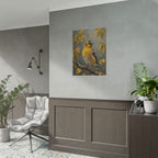 Goldfinch on a branch Wall Art - Poster