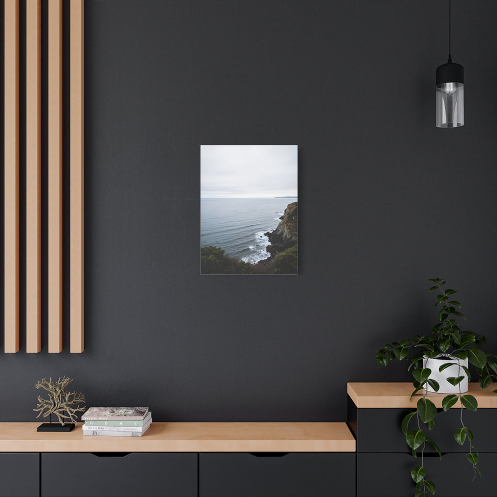 Dawn on the ocean Wall Art on Stretched Canvas
