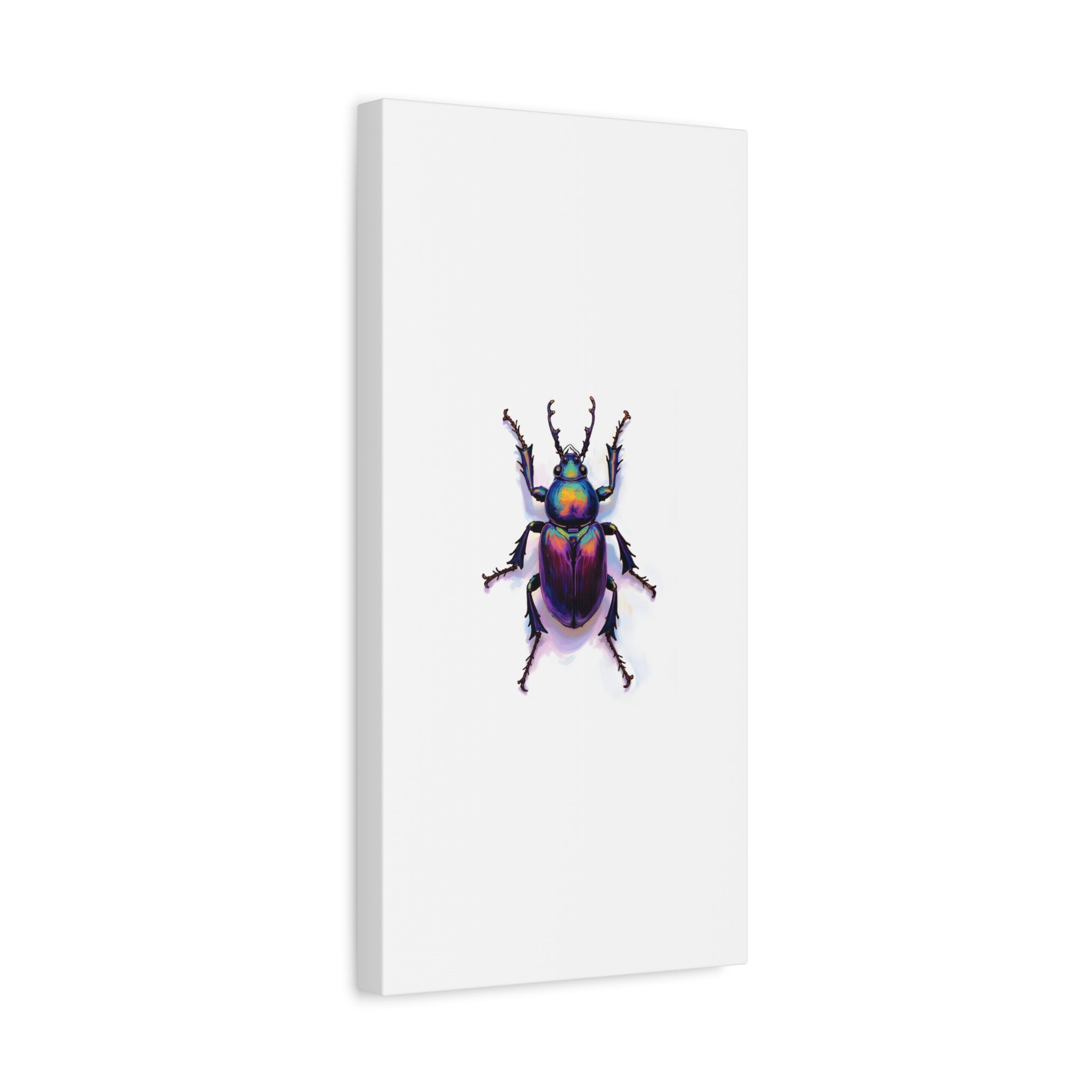 Iridescent Beetle Wall Art – Stretched Canvas