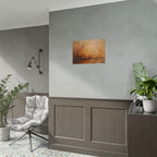 Golden Meadow Abstract Wall Art - Poster