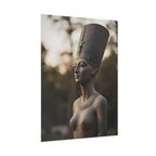 Nefertiti Bronze Statue Wall Art - Egyptian Sculpture Photography - Queen of Egypt - Poster