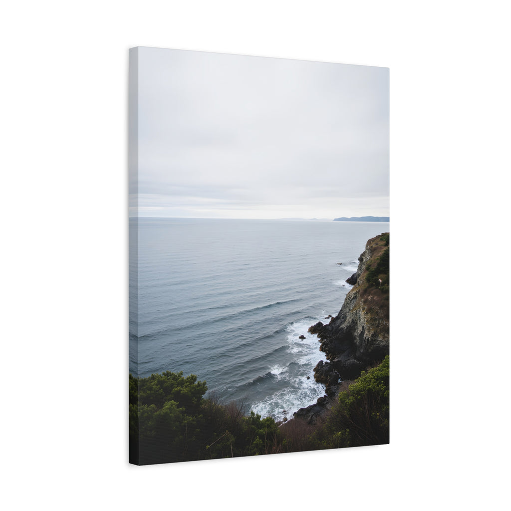 Dawn on the ocean Wall Art on Stretched Canvas