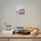 Pink Beach Cottage  Wall Art - Poster