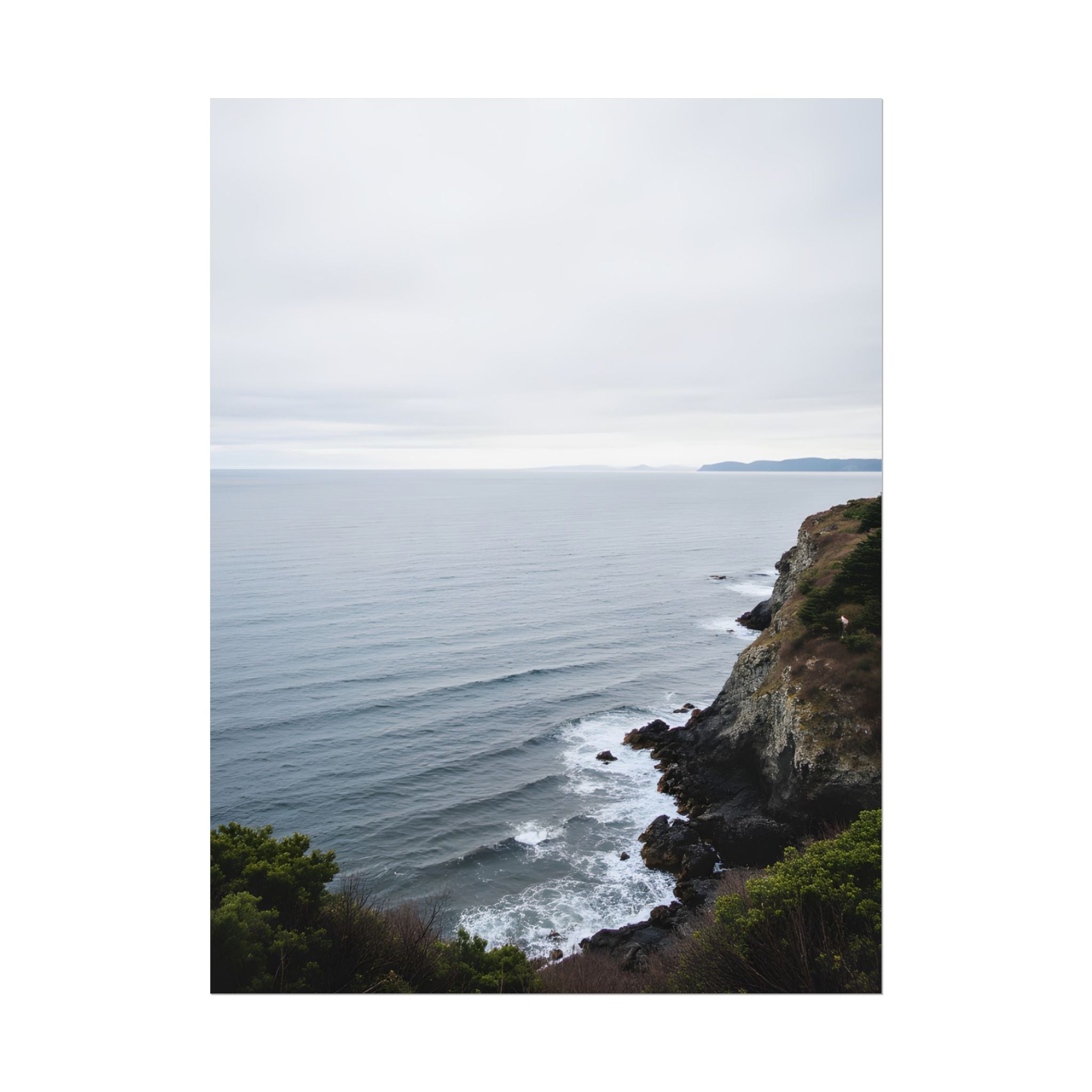 Dawn on the ocean Wall Art Print - Rolled Poster