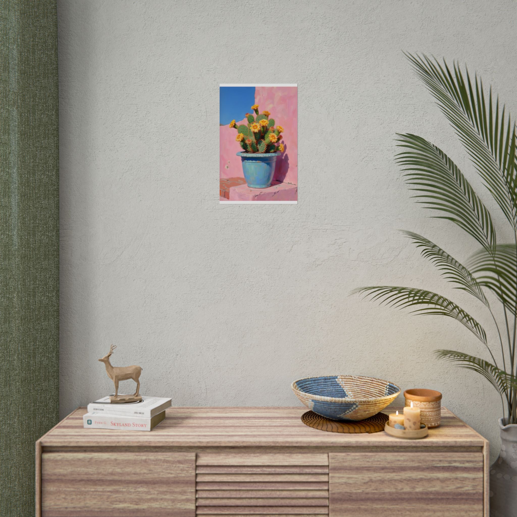 Cactus Pink Wall Art -  Poster