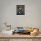 Van Gogh Portrait Rolled Poster — Vintage Impressionist Art Print