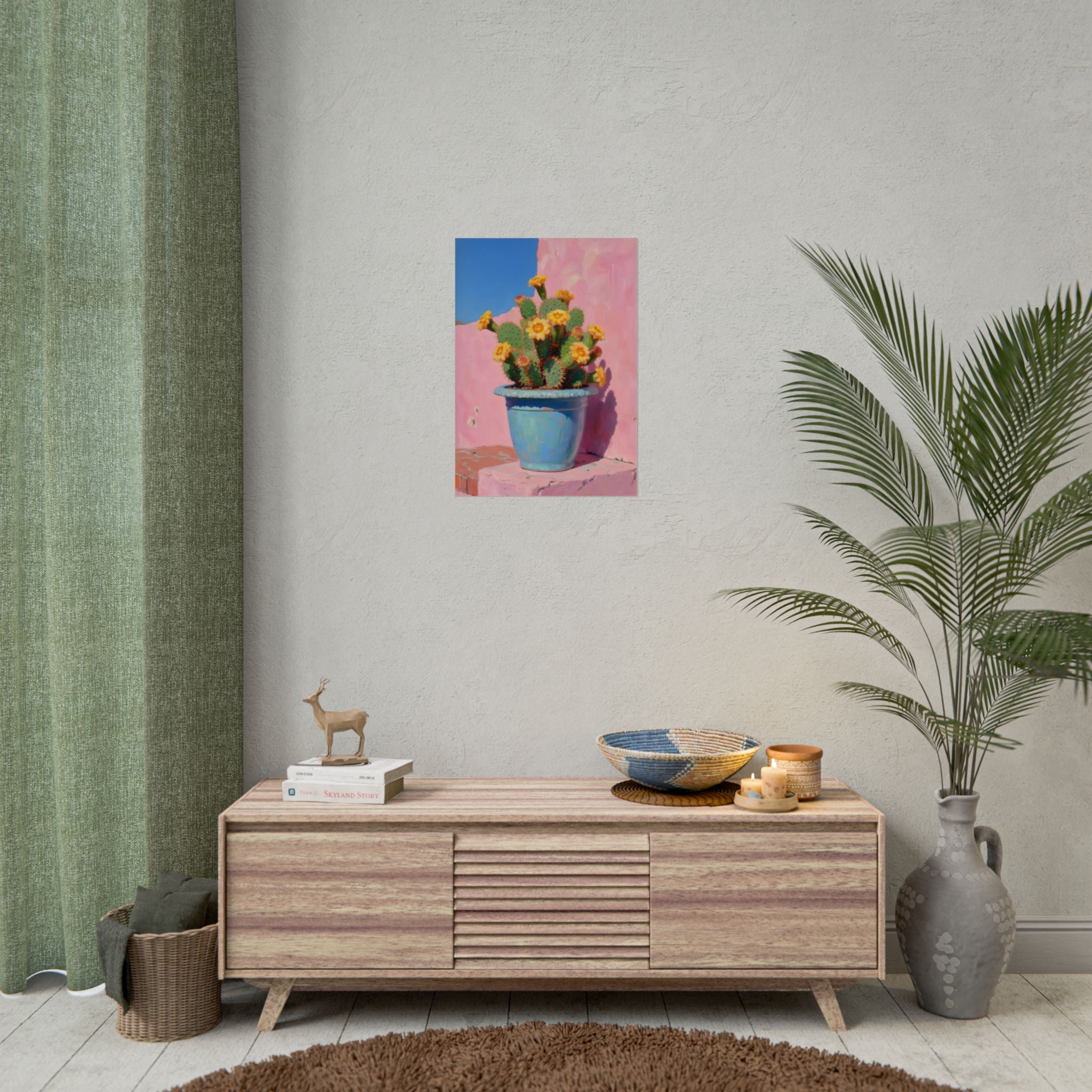 Cactus Pink Wall Art -  Poster
