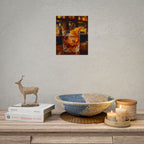 Whisky on Ice Wall Art -  Bar & Home Decor - Poster