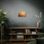 Golden Meadow Abstract Wall Art - Stretched Canvas