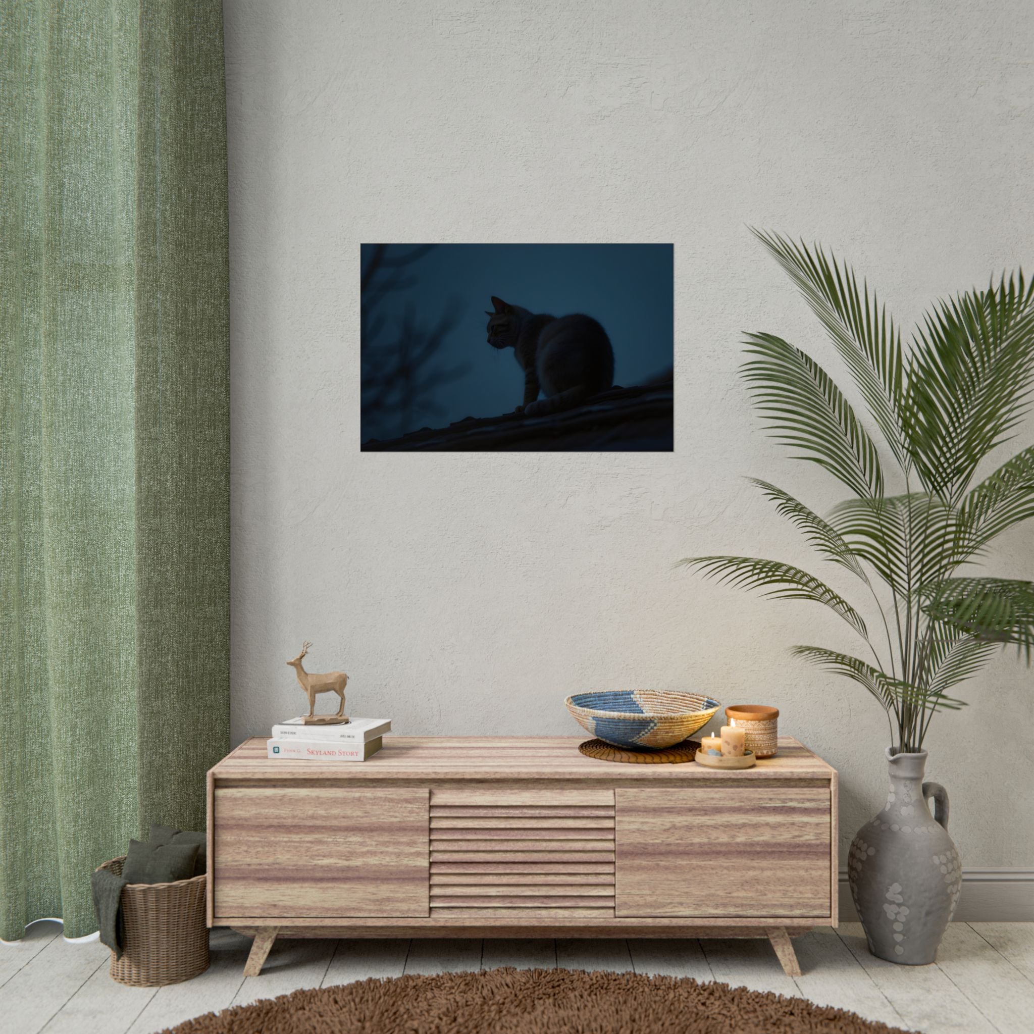 Nightwatch Cat Wall Art - Poster