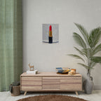 Lipstick Art Poster — Red Lipstick Still Life Rolled Poster