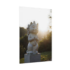 Sunlit Lucky Cat Wall Art - Poster