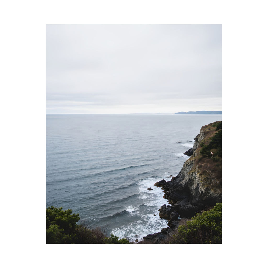Dawn on the ocean Wall Art Print - Rolled Poster