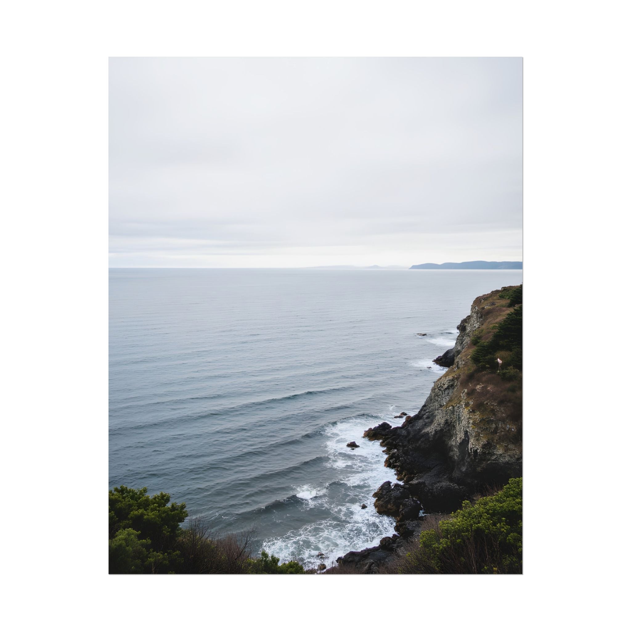 Dawn on the ocean Wall Art Print - Rolled Poster