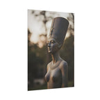 Nefertiti Bronze Statue Wall Art - Egyptian Sculpture Photography - Queen of Egypt - Poster