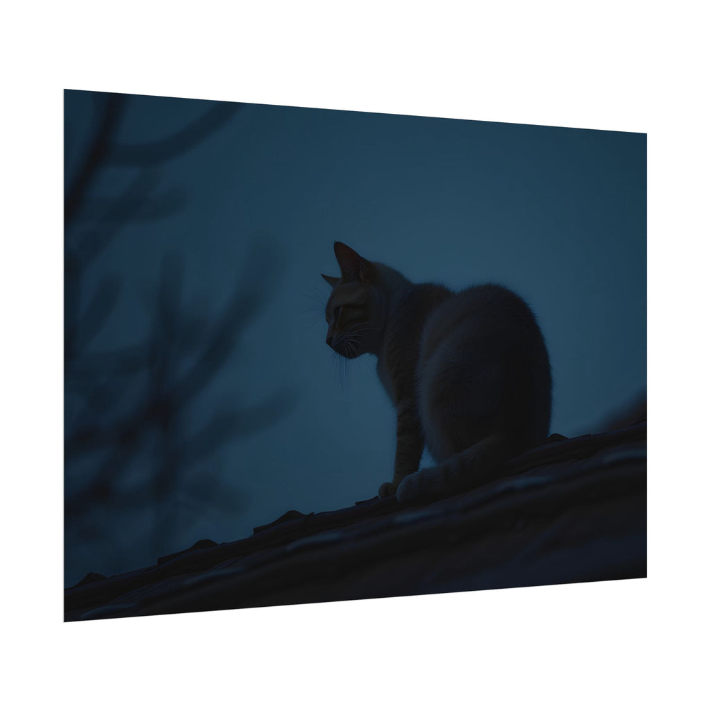 Nightwatch Cat Wall Art - Poster