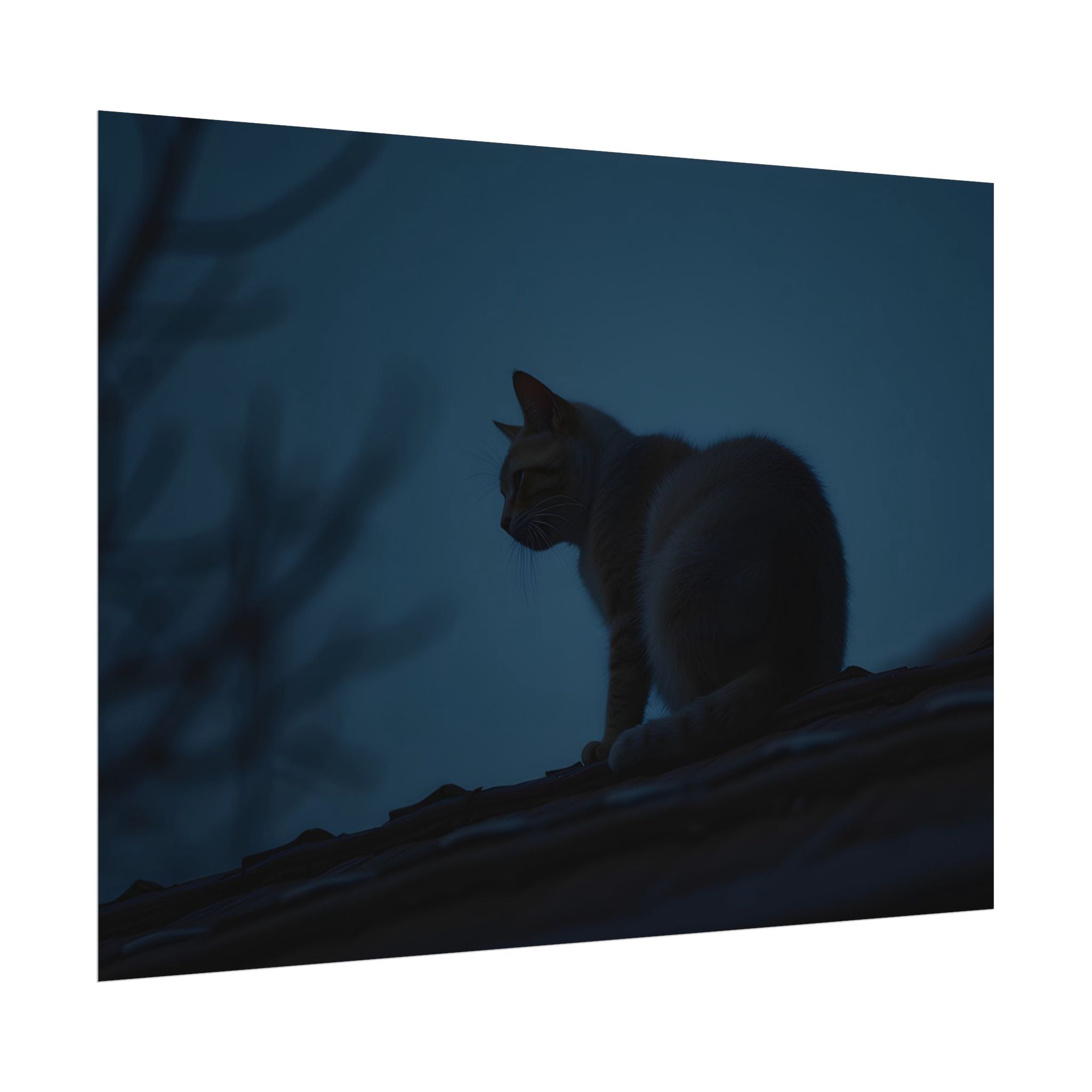 Nightwatch Cat Wall Art - Poster