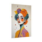 Rolled Poster — Colorful Abstract Portrait Art Print