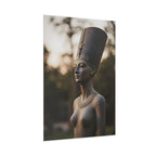 Nefertiti Bronze Statue Wall Art - Egyptian Sculpture Photography - Queen of Egypt - Poster