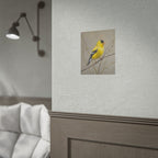 Goldfinch Art Poster - Yellow Songbird Print for Nature Lovers