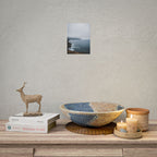 Foggy Coastal Cliff Wall Art  - Poster