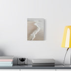 Kustlijn Canvas Print - Rustige Strand Muurkunst