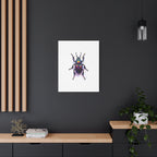 Iridescent Beetle Wall Art – Stretched Canvas