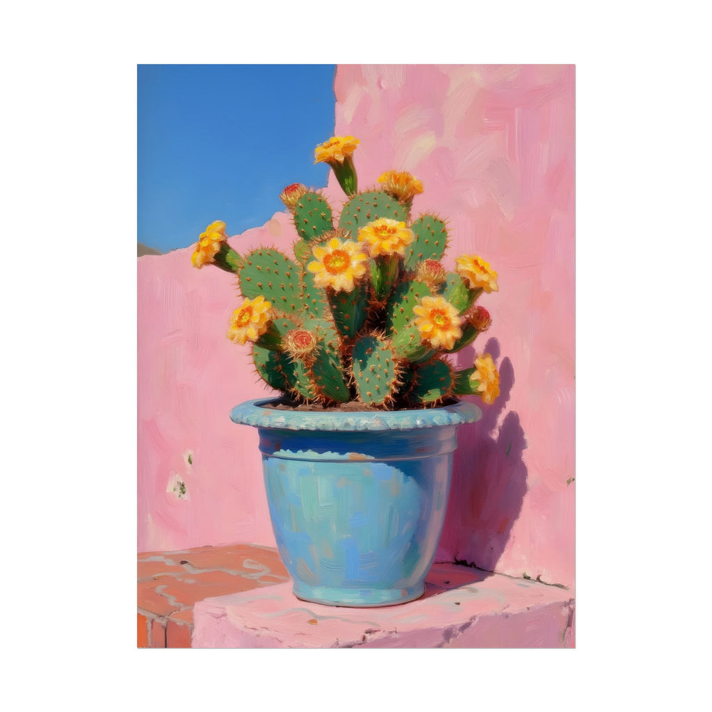 Cactus Pink Wall Art -  Poster