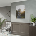 Sunlit Lucky Cat Wall Art - Poster