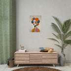 Rolled Poster — Colorful Abstract Portrait Art Print