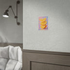 Citrus Slice - Stacked Lemon Wall Art - Stretched Poster