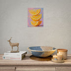 Citrus Slice - Stacked Lemon Wall Art - Stretched Poster