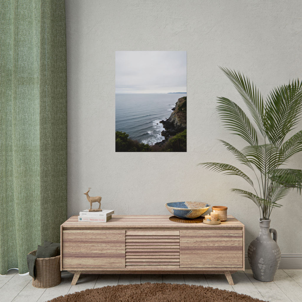 Dawn on the ocean Wall Art Print - Poster