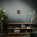 Vintage Library Books Canvas Print - Stacked Antique Bookshelf Wall Art